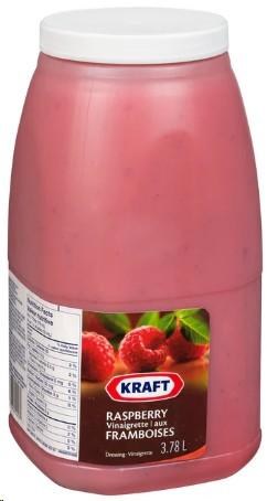 Kraft Raspberry Vinaigrette Dressing -  3.78L (2) (44407)