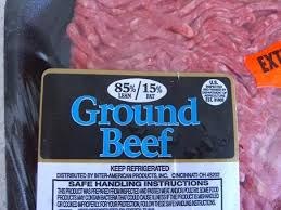 Label - Regular Ground Beef - 1000/Roll - Sold By Roll