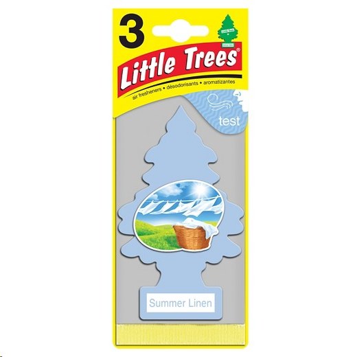 Little Tree Air Freshner Summer Linen - 1/PKG - (144)(10574)