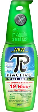 PIACTIVE 100% Deep Free 12hr Protection Bug Spray - 175ml Pump (12) (02000)