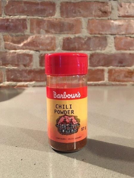 Barbour's Spice Chili Powder 57g (12) (52152)(00215)