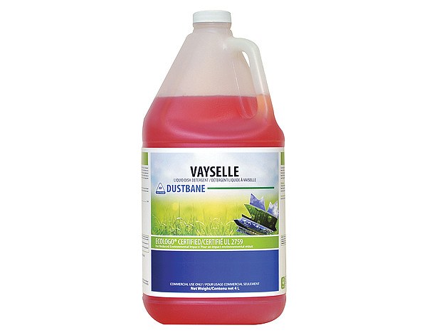 Dustbane Vayselle Liquid Dish Detergent (ECO Certified) - 4L (4) (53347)