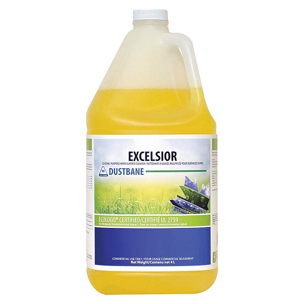 Dustbane EXCELSIOR NEUTRAL Floor Cleaner Green Seal Certified 4L (4)(50211)