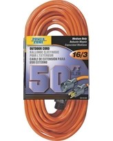 Outdoor Extension Cord - 50' - Sold By Each (12)(80858)