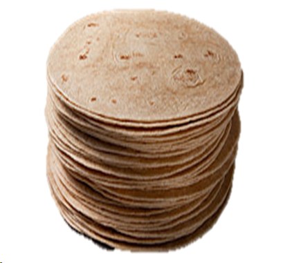 Whole Wheat Tortilla 10" - 12 x 12/PKG (10206) (221062)