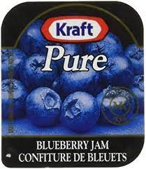 Kraft Blueberry Jam Portion - 16ml - 200/case - (06464)