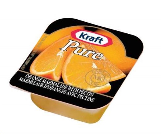 Kraft Orange Marmalade Jam Portion (89782)- 16ml - 200/case - Sold By Case