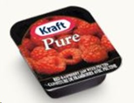 Kraft Pure Raspberry Jam Portion - 16ml - 200/case - Sold By Case(89781)