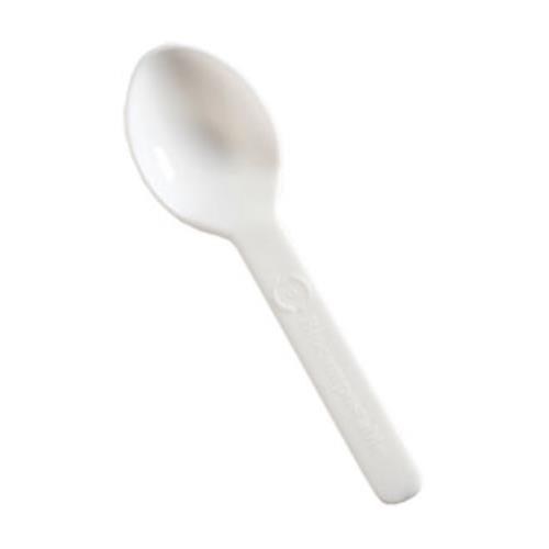 Prime Source White Taster Spoon - 3000/cs