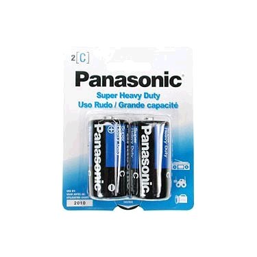 Panasonic Heavy Duty Battery C - 2/PACK (48) (50020)