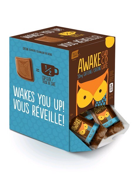 Awake Milk Chocolate Changemaker Bites - 50/BOX (2) (00132)