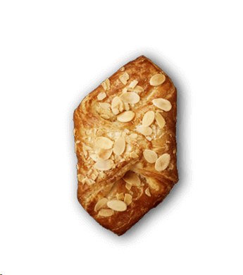 Bridor RTB Almondine Butter Croissant Frozen - 60/case (52387)