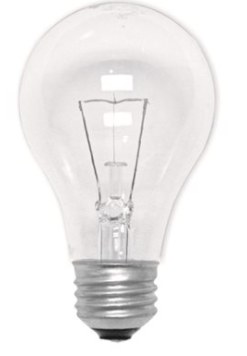 RCA Rough Service Light Bulb Clear - 100W -(54209) (24) Sold By Each