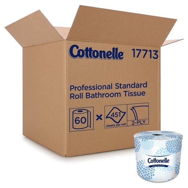 Cottonelle 2ply Toilet Tissue - Wrapped in Paper - 451/sheets - 60/Case (17713)