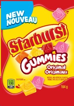 Starburst Gummies Original Peg - 164g (12) (43137) EACH