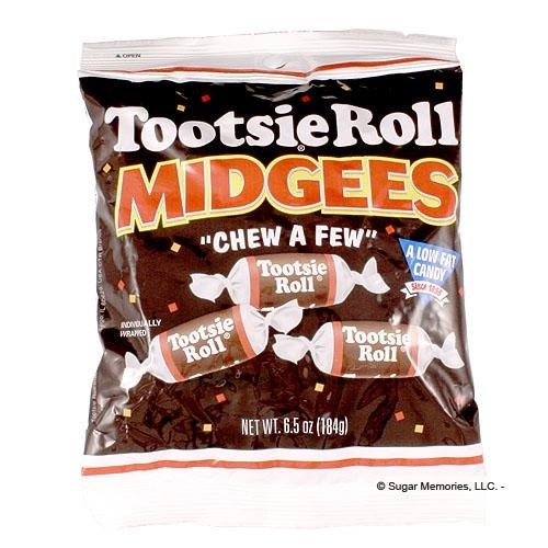 Tootsie Roll Midgees Peg Pack - 119g - (36)(52644)