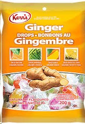 Kerr Premium Peg Ginger Drops 200g - Sold By Bag (67303)(12)