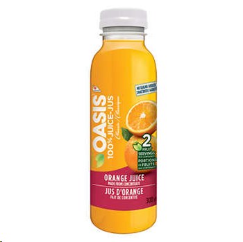 Oasis Orange Juice - 24 x 300ml - Sold by Case (02027)