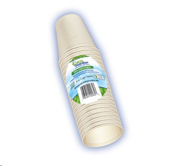 Eco Guardian Compostable 8oz Paper Cups - 20/PKG (24) (00035)