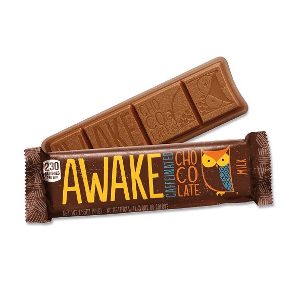 Awake Chocolate Single Milk Chocolate Bar 12/BOX (6) (00134) Kays