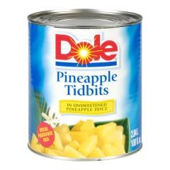 Dole Pineapple Tidbits - 2.84L (6)(00408)