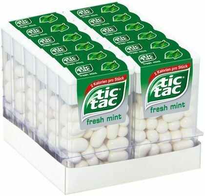 Tic Tac Fresh Mint White -12/PACK (24)(02561)