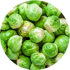 Alasko Frozen IQF Brussel Sprouts - 1KG (10) (26028)