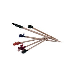Fresh Impression Frilled Toothpicks 2.75" - 1000/Box (10) (12312) (10220) (STX-FR2)