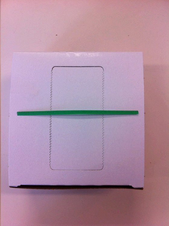 Twist Ties Paper (Green) 3 1/8" - 2000/BX - SOLD BY BOX - (25) (00502) (TT3GP)