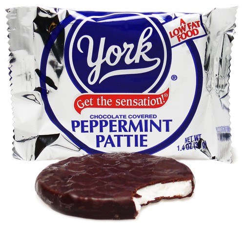 Hershey York Peppermint Patties Snack Size - 10/PACK (24) (71464)