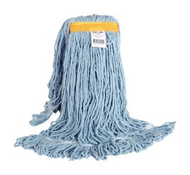 Globe Syn-Pro 24oz BLUE Synthetic Mop Narrow Band Loop End (12) (00122) (02052)