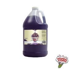 Snow Cone Syrup RTU Grape - 4L (4) Sold By Jug   (61224)