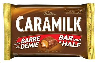 Cadbury Caramilk Bar And A Half KING- 78g - 24/Box (22838) (6) (N)