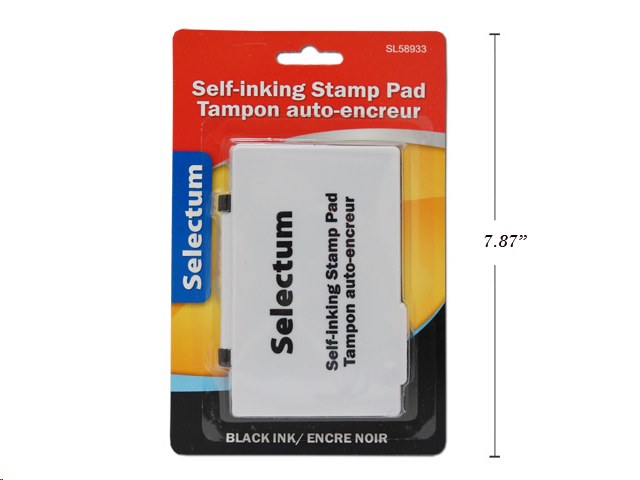 Ink Stamp Pad - Black Ink Colour - (12)(58933)