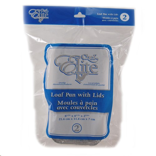 Loaf Pan With PS Lids Chef Elite  - (Sold By 2/Pk) - (90025)(24)