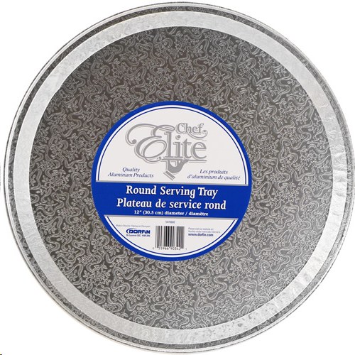 Serving Tray, 12", Round - SOLD BY EACH - (25) (90342)