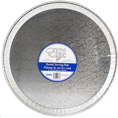 Serving Tray, 16", Round - SOLD BY EACH - (25) (90343)