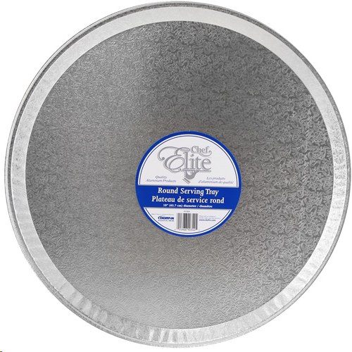 Serving Tray, 18", Round - SOLD BY EACH - (25) (90344)