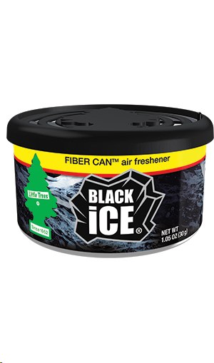 Little Tree Fiber Can Black Ice - (24)(17855)