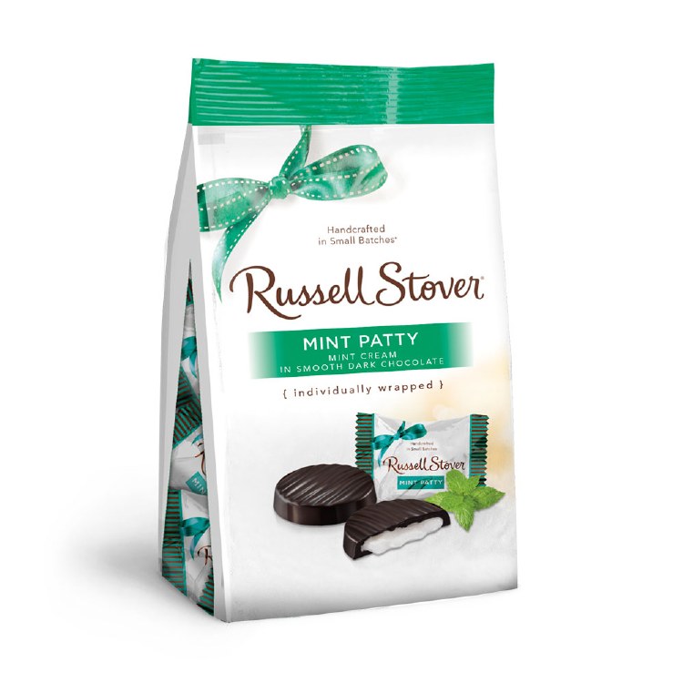 Russell Stover Mint Patties Bag 170g - (6) (09063)