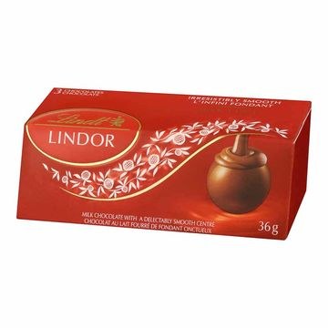 Lindor Milk 36g - 3-Pack (4) 16/box (01625)