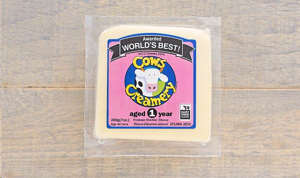 Cows Creamery 1 Year Old Cheddar Cheese - 200g (10) (00102)