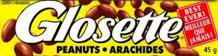 Glosette Peanuts Hershey Regular 45g- 18/BOX (6) (47022)