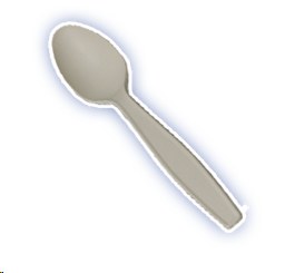 Eco Guardian Compostable 6" Soup Spoon - 50/PKG - SOLD BY PKG - (20) (00074) (EG-A-SS01)