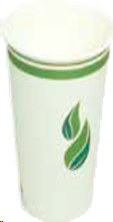 Eco Guardian Compostable 12oz PLA Lined Hot Drink Cup - 50/PKG (20) (EG-P-PL-K12-W50) (00087)