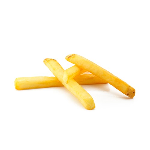 Cavendish Farms 7/16 Skin-On Brined Straight Cut Double R Fries - 6 x 5 lb - (01006)