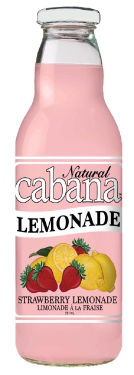 Natural Cabana Strawberry Lemonade 591 ml - 12/cs (03010)