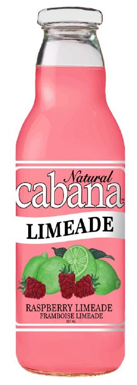 Natural Cabana Raspberry Limeaid Lemonade 591 ml - 12/cs (03201)