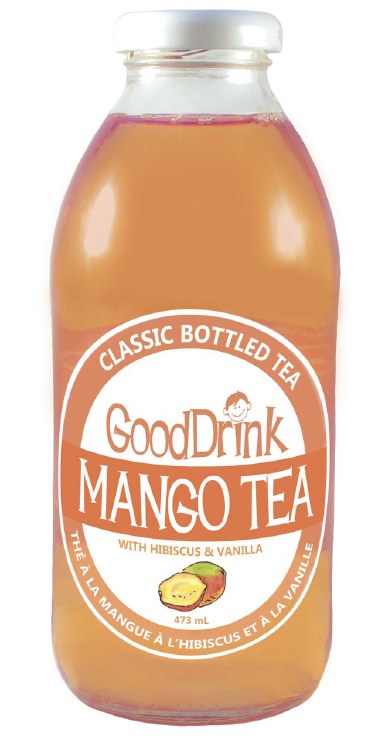 GoodDrink Mango Tea w/ Hibiscus & Vanilla 473ml - 12/cs (01033)