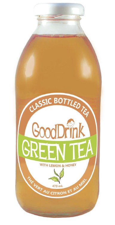 GoodDrink Green Tea w/ Lemon & Honey 473ml - 12cs (01026)
